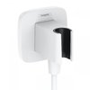 Шланговое подсоединение Hansgrohe FixFit Q, белый матовый (26887700) Hansgrohe Коллекция FixFit Q 