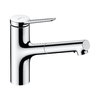 Смеситель для кухни Hansgrohe Zesis M33 150 sBox, с выдвижной лейкой, 2 вида струи, хром (74803000) Для кухни Хром