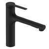 Смеситель для кухни Hansgrohe Zesis M33 160 sBox, с выдвижной лейкой, 2 вида струи, черный матовый (74804670) Для кухни Черный матовый