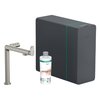 Смеситель для кухни Hansgrohe Aqittura M91 SodaSystem 240, sBox стартовый набор, нержавеющая сталь (76837800) Для кухни Нержавеющая сталь