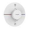 Термостатический смеситель на 2 потребителя Hansgrohe ShowerSelect Comfort S, белый матовый (15554700) Для ванны, Для душа Белый матовый