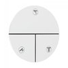 Запірно-перемикач Hansgrohe ShowerSelect Comfort S, білий матовий (15558700) Hansgrohe Коллекция ShowerSelect Comfort S 
