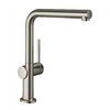 Смеситель для кухни Hansgrohe Talis M54, матовая нержавеющая сталь (72859800) Для кухни Матовая нержавеющая сталь