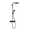 Душевая система с термостатом Hansgrohe Pulsify Showerpipe 260мм, черный матовый (24220670) Душевые стойки Черный матовый