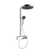 Душова система з термостатом Hansgrohe Rainfinity 360 1jet із ShowerTablet 350, хром (26853000) Душові стійки Хром
