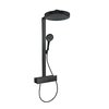 Душова система з термостатом Hansgrohe Rainfinity 360 1jet із ShowerTablet 350, чорний матовий (26853670) Душові стійки Чорний матовий