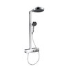 Душевая система с термостатом Hansgrohe Rainfinity 250 1jet EcoSmart, хром (28742000) Душевые стойки Хром