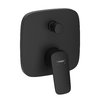Смеситель для ванны на 2 потребителя Hansgrohe Logis, черный матовый (71405670) Для ванны, Для душа Черный матовый