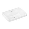 Раковина встраиваемая 40х55 см Hansgrohe Xuniva Q SmartClean, белый (61066450) Встраиваемые сверху Прямоугольные