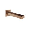  Настенный излив для ванны 195 мм Gessi Inverso Rigato, Copper Brushed PVD (73103-708) GessiInverso 