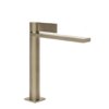 Смеситель для раковины Gessi Inverso Rigato, без донного клапана, Finox Brushed Nickel (73506-149) Для раковины Матовый никель