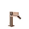 Смеситель для биде Gessi Inverso Rigato, с донным клапаном, Copper PVD (73507-030) Для биде Медь PVD