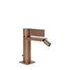 Змішувач для біде Gessi Inverso Rigato, з донним клапаном, Copper Brushed PVD (73507-708) Для біде Матовая медь PVD