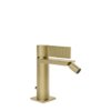 Смеситель для биде Gessi Inverso Rigato, с донным клапаном, Brass Brushed PVD (73507-727) Для биде Матовая латунь PVD