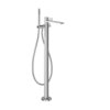Напольный смеситель для ванны Gessi Inverso Rigato, Chrome (73528-031) Для ванны Хром