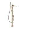 Напольный смеситель для ванны Gessi Inverso Rigato, Finox Brushed Nickel (73528-149) Для ванны Матовый никель