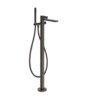 Змішувач для ванни Gessi Inverso Rigato, Black Metal Br. PVD (73528-707) Для ванни Черный матовый металлик PVD