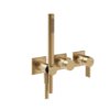 Змішувач Gessi Inverso Rigato, Warm Bronze Br. PVD (73536-726) Для душа Матовая бронза PVD