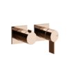 Смеситель для душа на 2 позиции Gessi Inverso Rigato, Copper PVD (73538-030) Для душа Медь PVD