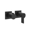 Змішувач для душу на 2 позиції Gessi Inverso Rigato, Matte Black (73538-299) Для душа Чорний матовий