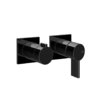 Смеситель для душа на 2 позиции Gessi Inverso Rigato, Black Metal PVD (73538-706) Для душа Черный металлик PVD