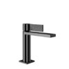 Смеситель для раковины Gessi Inverso Rigato, с донным клапаном, Black Metal PVD (73551-706) Для раковины Черный металлик PVD