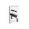 Смеситель на 2 позиции с переключателем Gessi Inverso Rigato, Chrome (73579-031) Для ванны, Для душа Хром