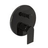 Змішувач Bugnatese Simple, чорний PVD (6672-PT) Для ванни, Для душа Чорний, Чорний глянсовий 