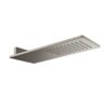 Верхний душ 550х200 мм Gessi Inverso Rigato, Steel Brushed (33095-239) Верхние души Матовая сталь (шлиф)