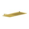 Верхний душ 550х200 мм Gessi Inverso Rigato, Gold PVD (33095-246) Верхние души Золото PVD