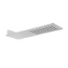 Верхний душ 550х200 мм Gessi Inverso Rigato, Matte White (33095-279) Верхние души Белый матовый