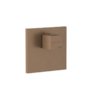 Термостатический смеситель для душа Gessi Inverso Rigato, Copper Brushed PVD (43252-708) Для ванны, Для душа Матовая медь PVD