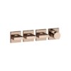 Термостатический смеситель на 3 потребителя Gessi Inverso Rigato, Copper Pvd (44336-030) Для ванны, Для душа Медь PVD