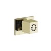 Поворотный боковой душ Gessi Inverso Rigato, Brass PVD (20172-710) Боковые души (форсунки) Латунь PVD