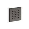 Бічний душ Gessi Inverso Rigato Black Black Br. PVD (32973-707) Бокові душі (форсунки) Черный матовый металлик PVD