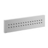Боковой душ Gessi Inverso Rigato, Matte White (32975-279) Боковые души (форсунки) Белый матовый