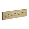 Бічний душ Gessi Inverso Rigato, Warm Bronze Br. PVD (32975-726) Бокові душі (форсунки) Матовая бронза PVD