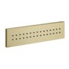 Бічний душ Gessi Inverso Rigato, Brass Brushed PVD (32975-727) Бокові душі (форсунки) Матовая латунь PVD