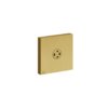 Бічний душ із розпилювачем Gessi Inverso Rigato, Gold Brushed CCP (32979-087) Бокові душі (форсунки) Золото матове