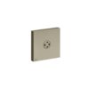 Бічний душ із розпилювачем Gessi Inverso Rigato, Finox Brushed Nickel (32979-149) Бокові душі (форсунки) Матовий нікель