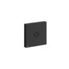 Боковой душ с распылителем Gessi Inverso Rigato, Matte Black (32979-299) Боковые души (форсунки) Черный матовый