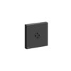 Боковой душ с распылителем Gessi Inverso Rigato, Black Metal PVD (32979-706) Боковые души (форсунки) Черный металлик PVD