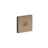 Бічний душ із розпилювачем Gessi Inverso Rigato, Copper Brushed PVD (32979-708) Бокові душі (форсунки) Матовая медь PVD