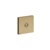 Боковой душ с распылителем Gessi Inverso Rigato, Warm Bronze Br. PVD (32979-726) Боковые души (форсунки) Матовая бронза PVD