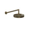 Верхній душ Ø218 мм із душовим кронштейном Gessi Inverso Rigato, Antique Brass (63448-713) Верхні душі Антична латунь