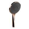Ручной душ с черным диском Gessi Inverso Rigato, Copper PVD (14378-030) Ручные души (лейки) Медь PVD