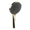 Ручной душ с черным диском Gessi Inverso Rigato, Brass PVD (14378-710) Ручные души (лейки) Латунь PVD
