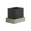 Склянка для зубних щіток Gessi Inverso Rigato, Finox Brushed Nickel (20808-149) Склянки для зубних щіток Gessi