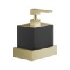 Дозатор рідкого мила Gessi Inverso Rigato, Brass Brushed PVD (20814-727) Дозатори рідкого мила Gessi