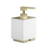 Дозатор рідкого мила Gessi Inverso Rigato, Brass Brushed PVD (20837-727) Дозатори рідкого мила Gessi
